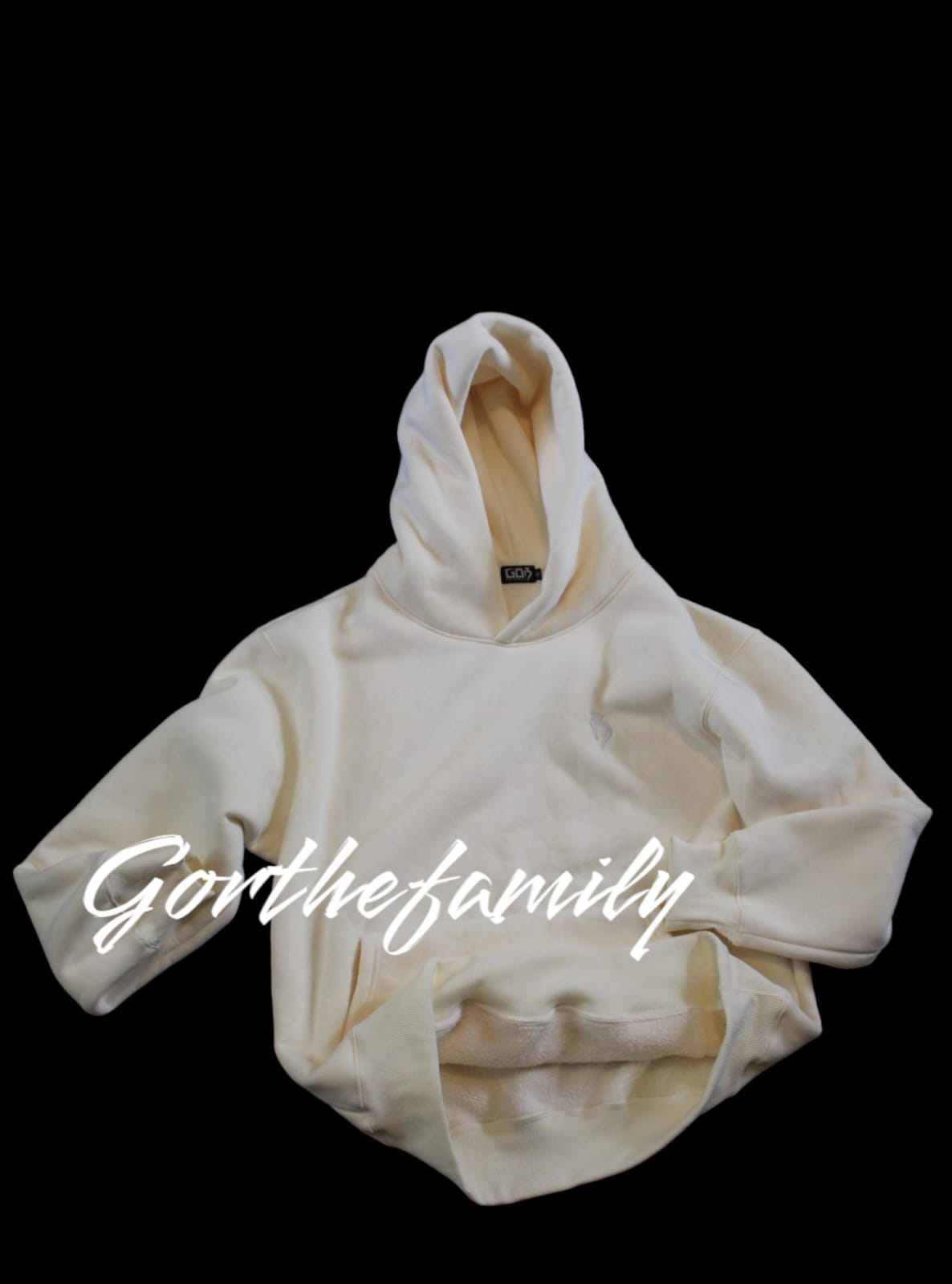 high quality oversized hota shoulder sweatshirt, unisex Cotton heavyweight pullover hoodie.....G.O.R THE FAMILY