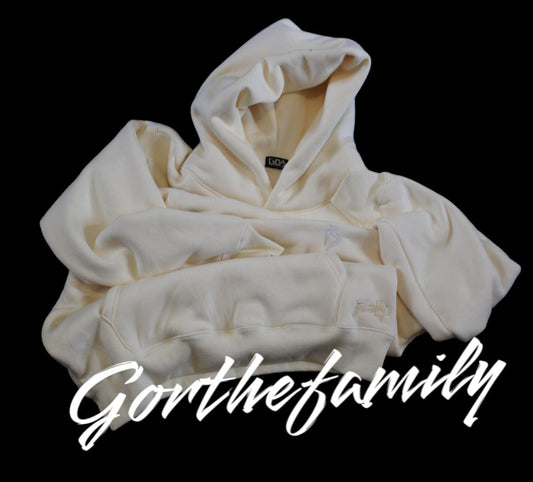 high quality oversized hota shoulder sweatshirt, unisex Cotton heavyweight pullover hoodie.....G.O.R THE FAMILY